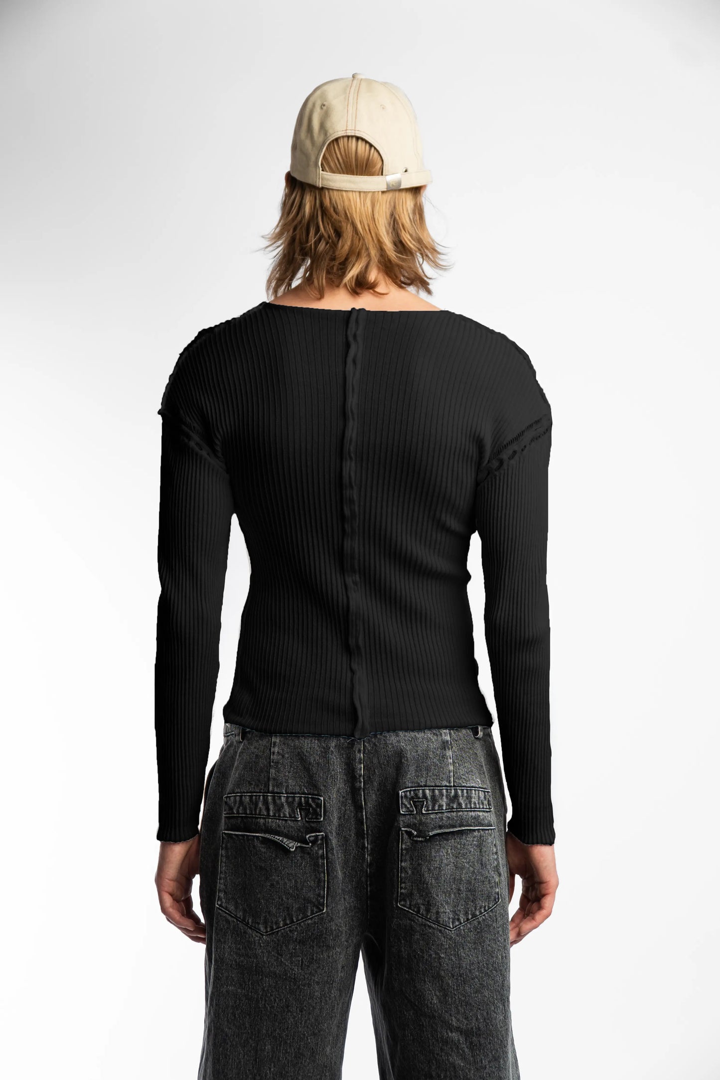 Lamb's Knitted Longsleeve - Black