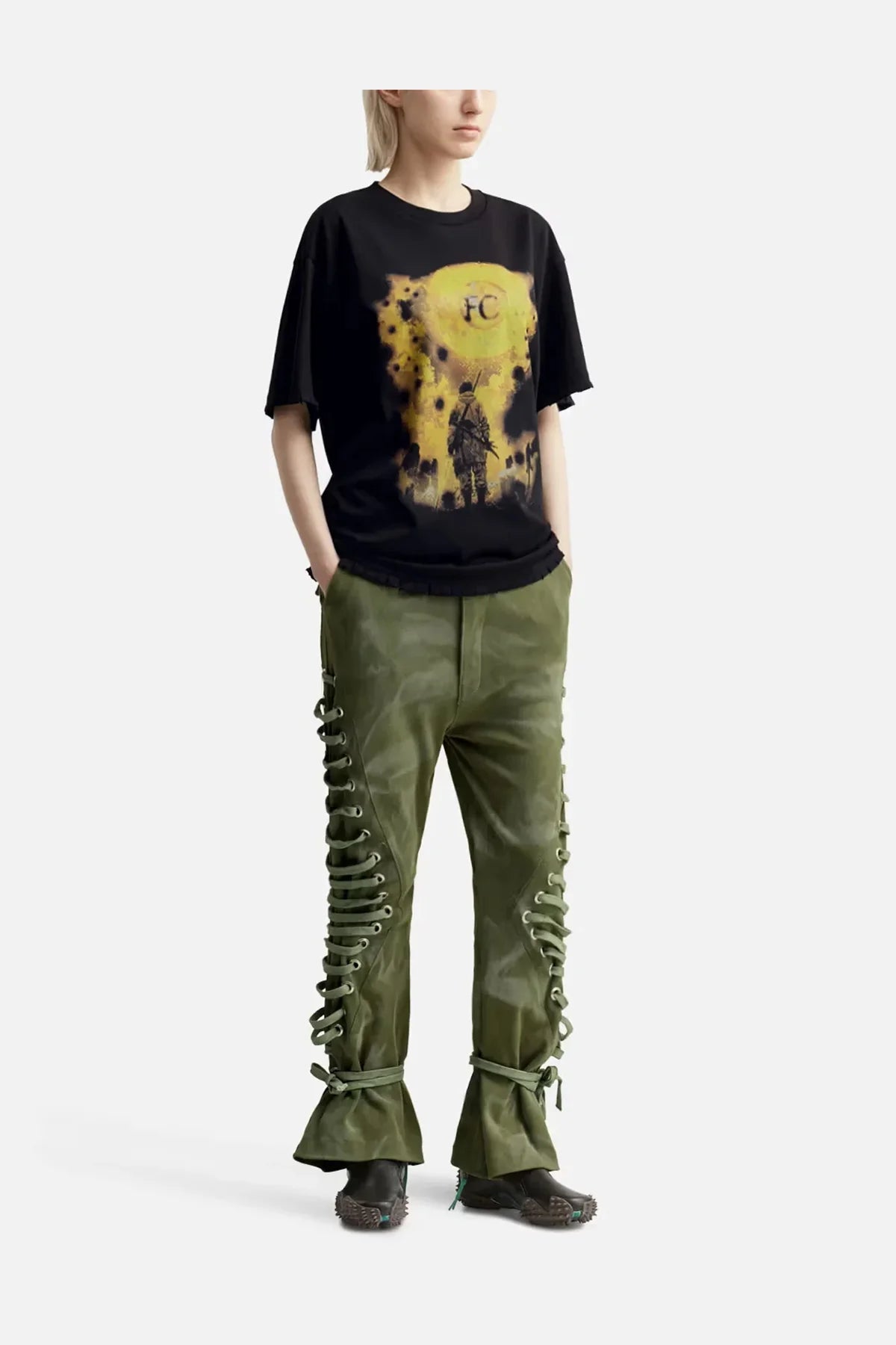 Prism Lace Jersey Trousers