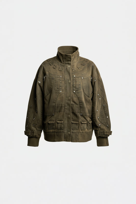 Ammunition Bomber Jacket Faded Green