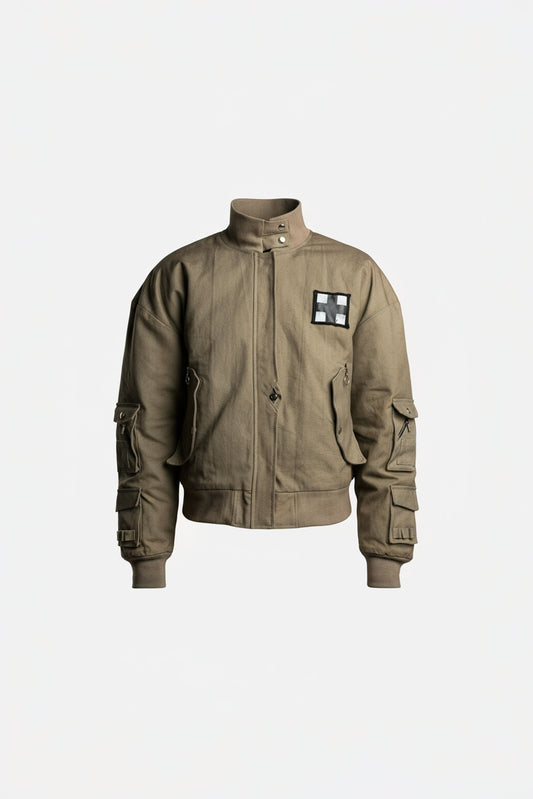 Canvas Zipper Dream Bomber