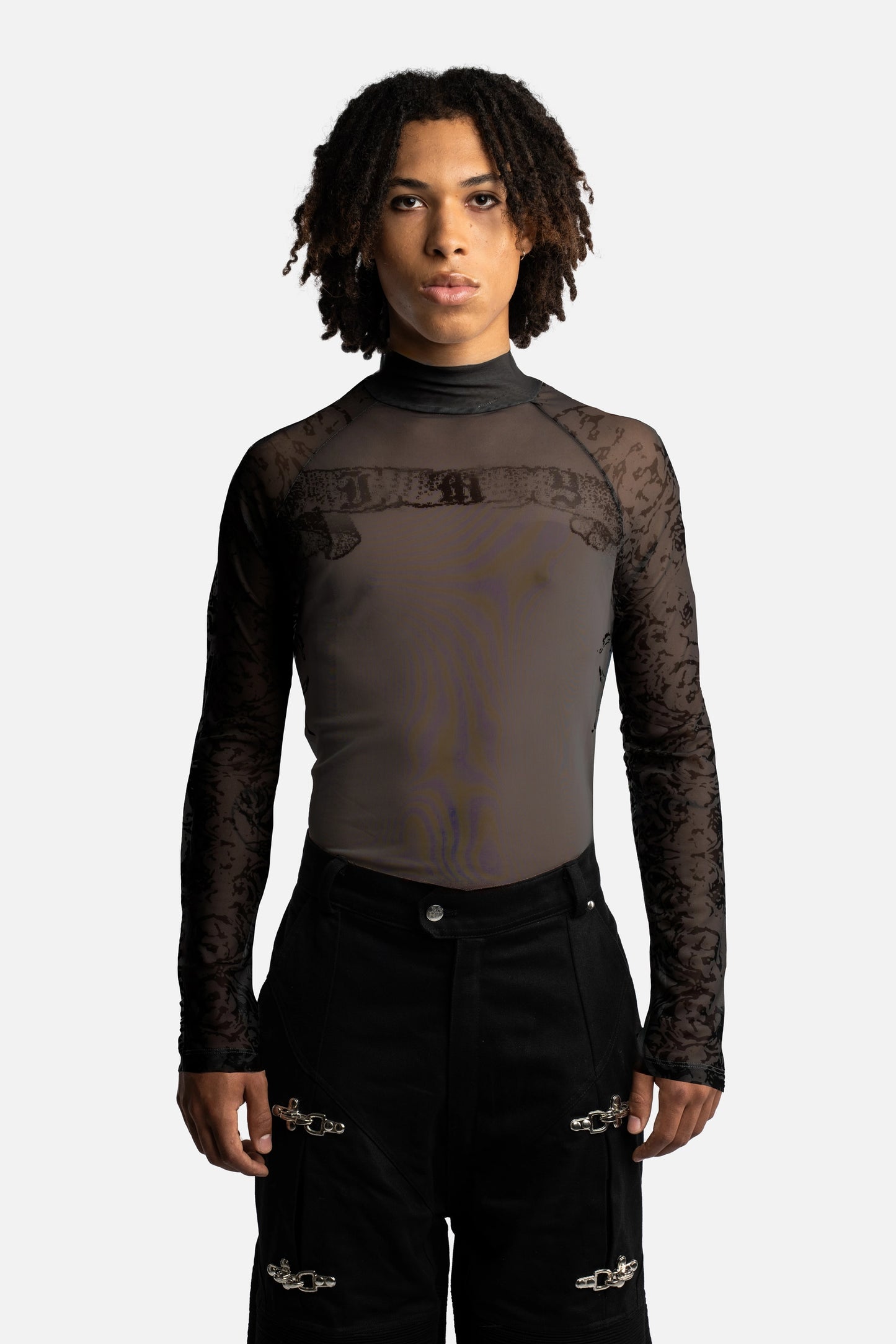 Sword Art Mesh top Grey