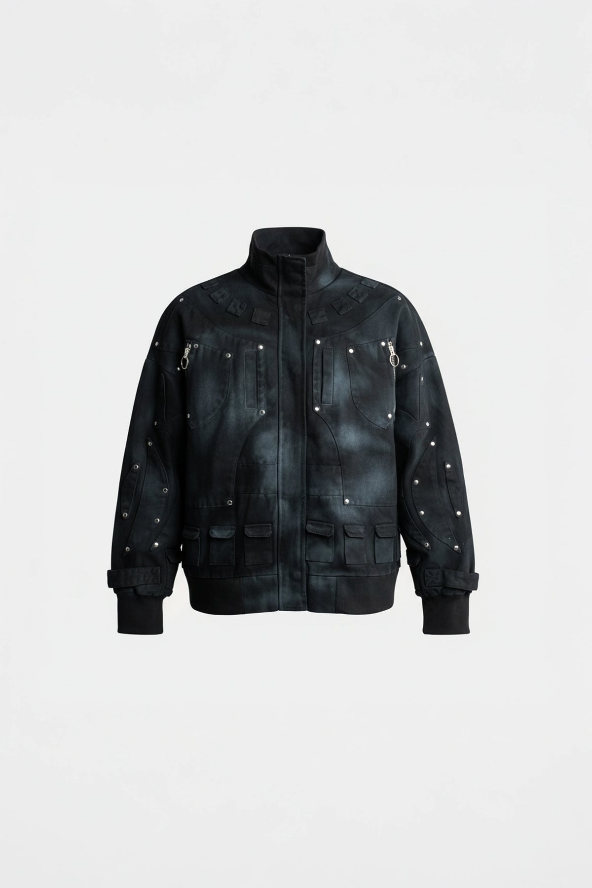 Ammunition Bomber Jacket Black – FINE CHAOS