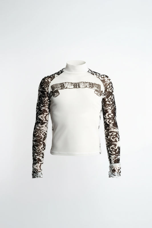 Sword Art Mesh Top White