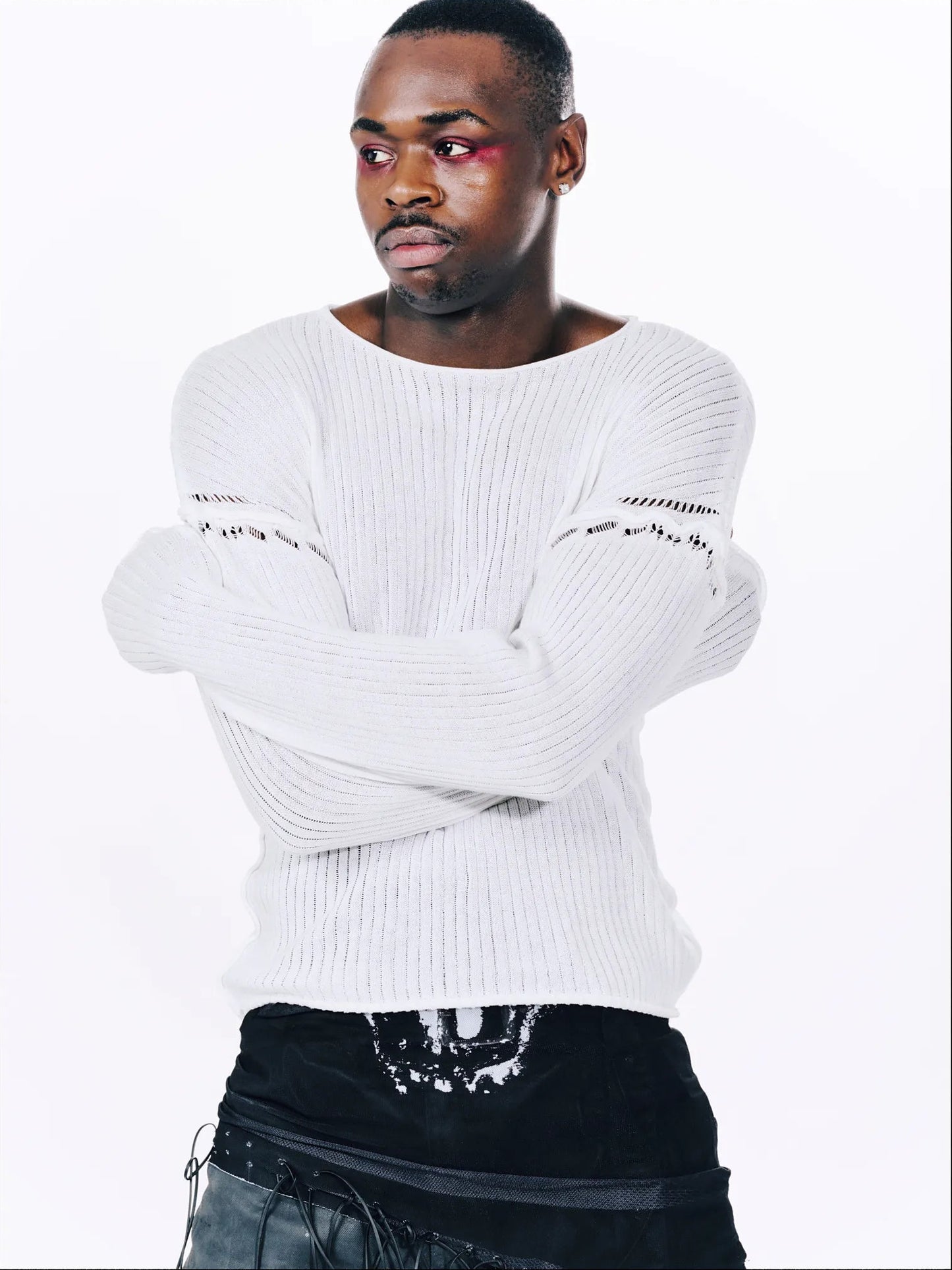 Lamb's Knitted Longsleeve - White