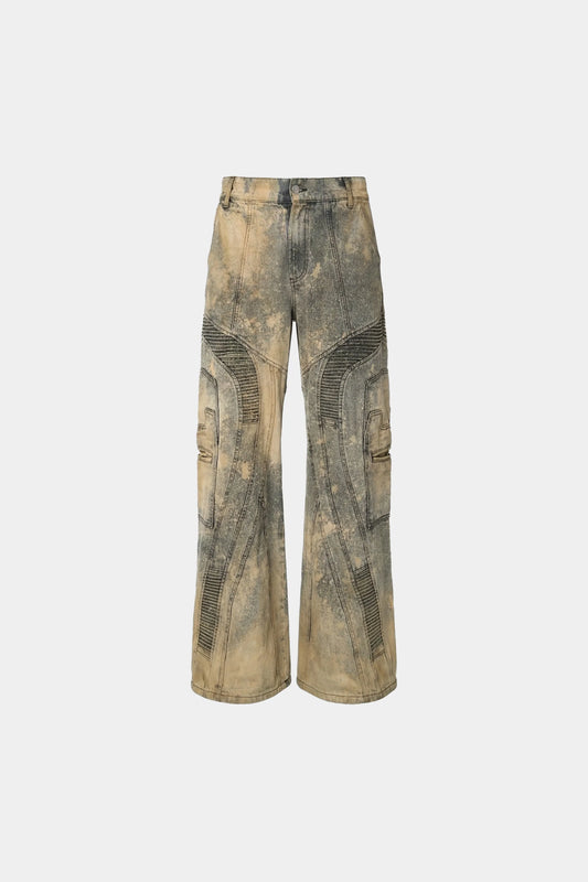 Vain's Flow Denim Pants - Acid