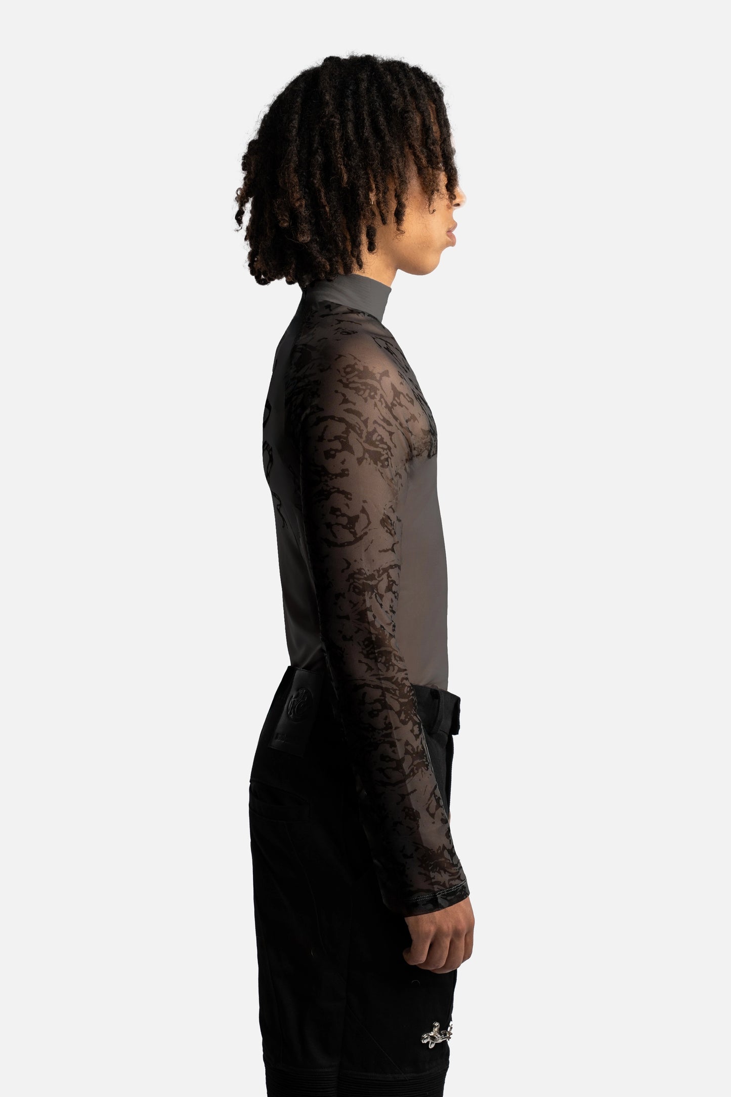 Sword Art Mesh top Grey