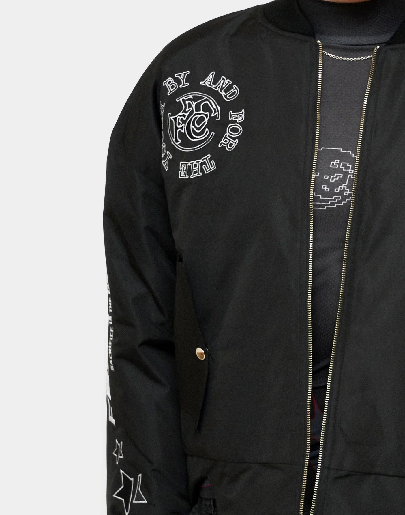 Black Flight Bomber Jacket