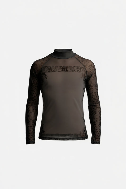 Sword Art Mesh top Grey