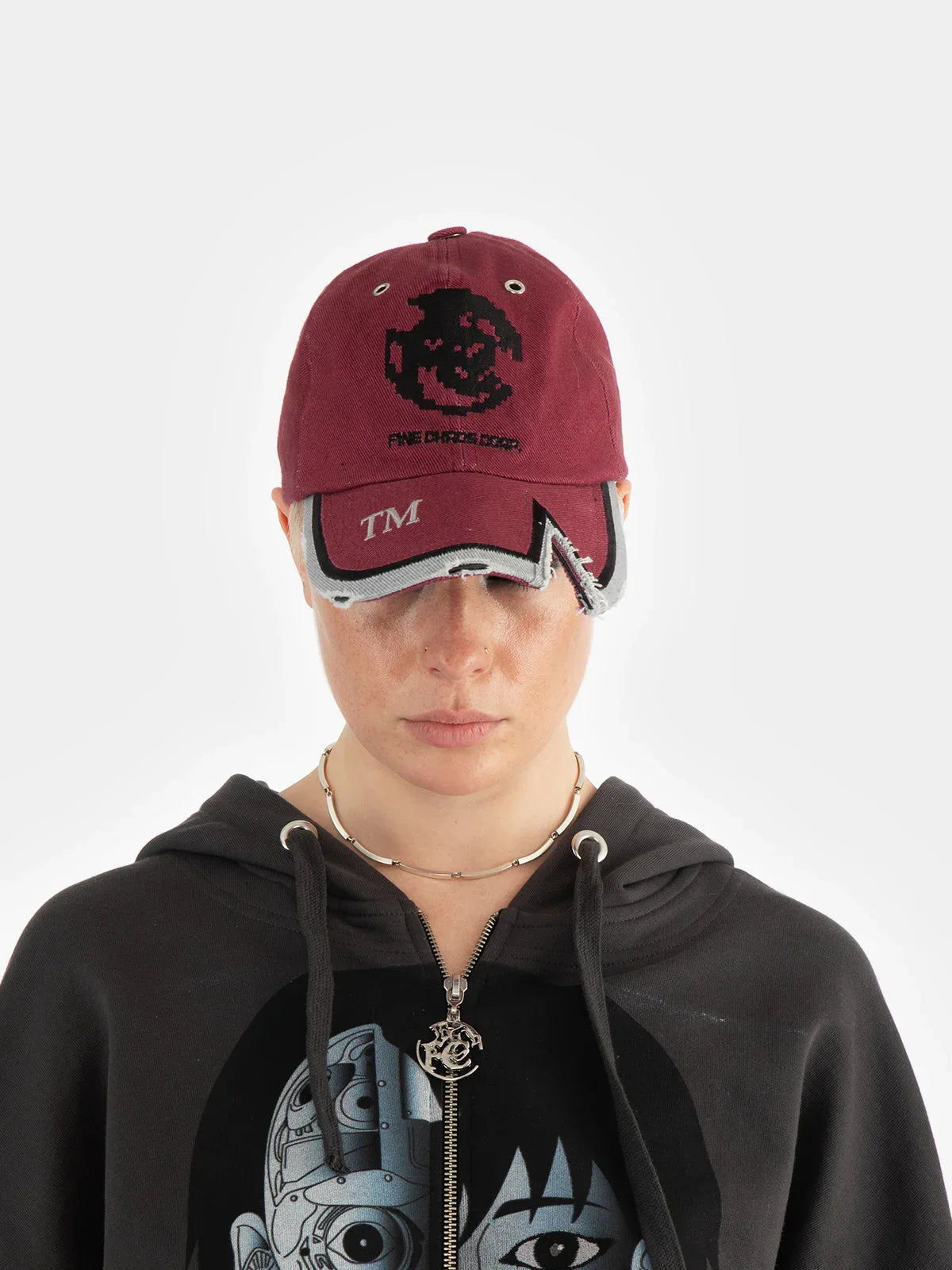 FC Corp. Denim Cap - Burgundy