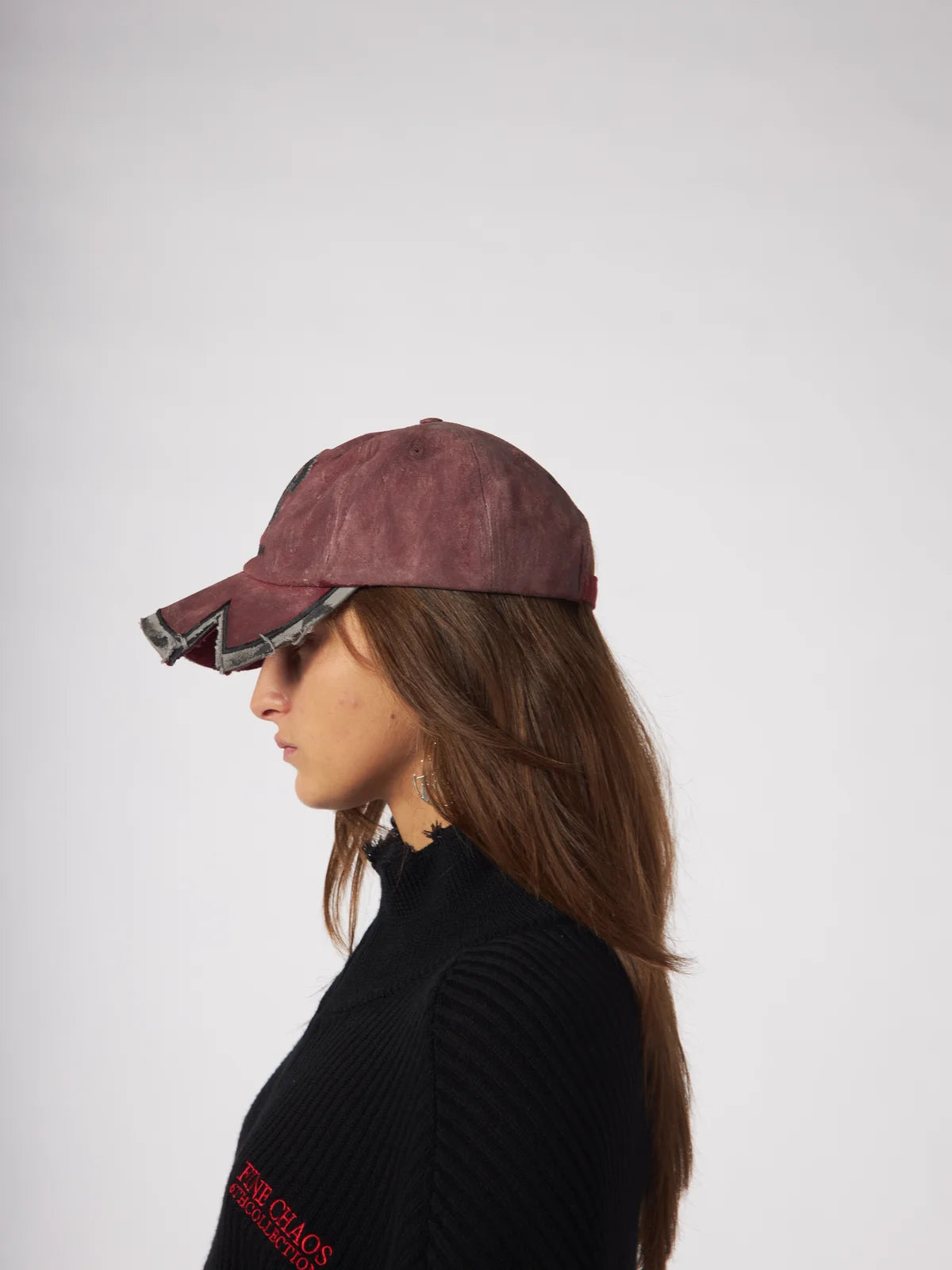 Treated Burgundy Workers Cap