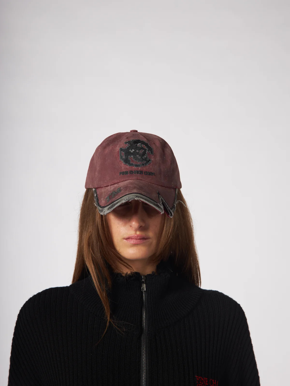 Treated Burgundy Workers Cap