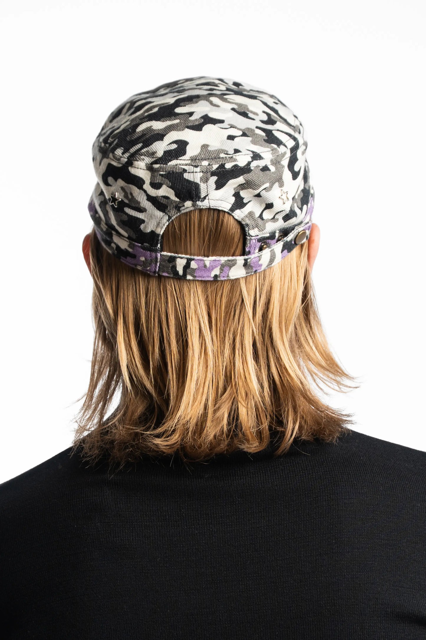 Army Metal Cut Cap - Camo