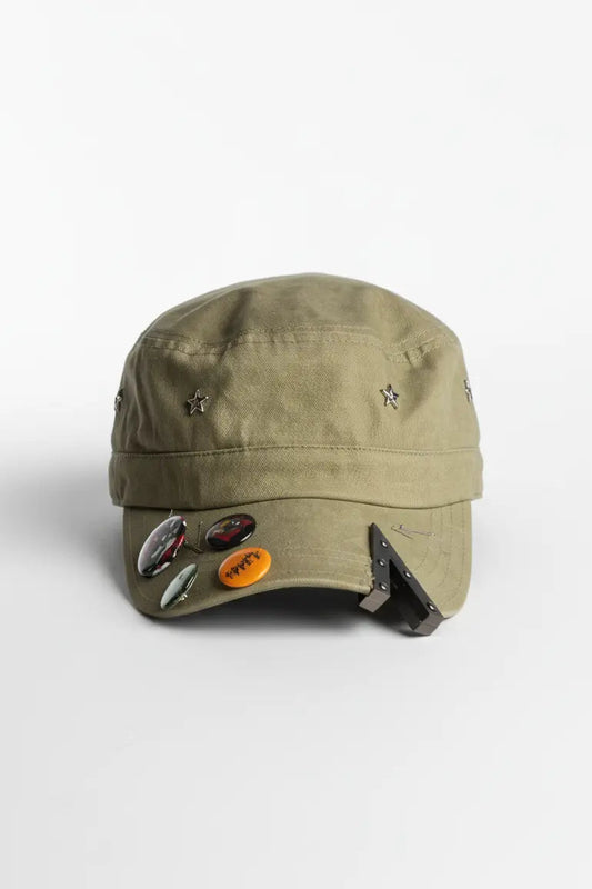 Army Metal Cut Cap