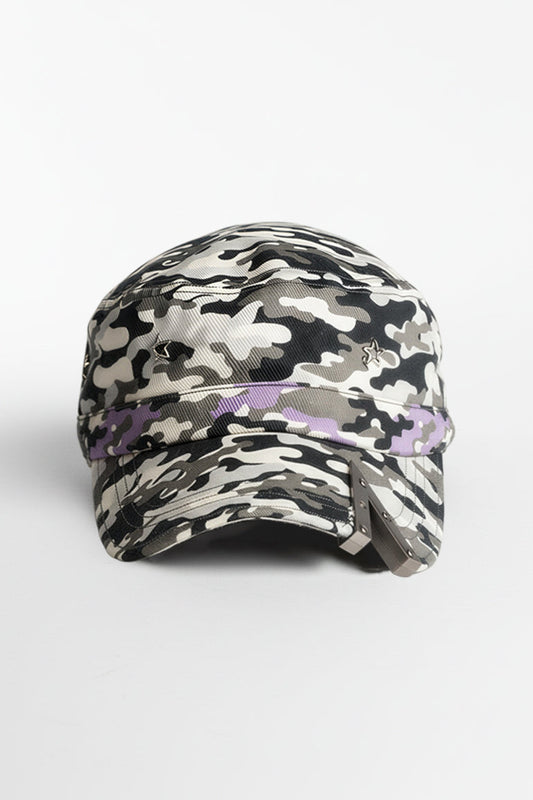 Army Metal Cut Cap - Camo