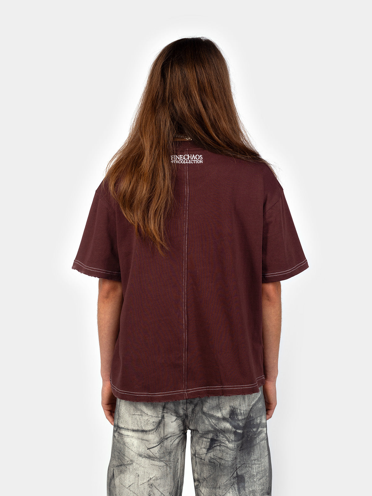 Record Label T-Shirt - Faded Brown