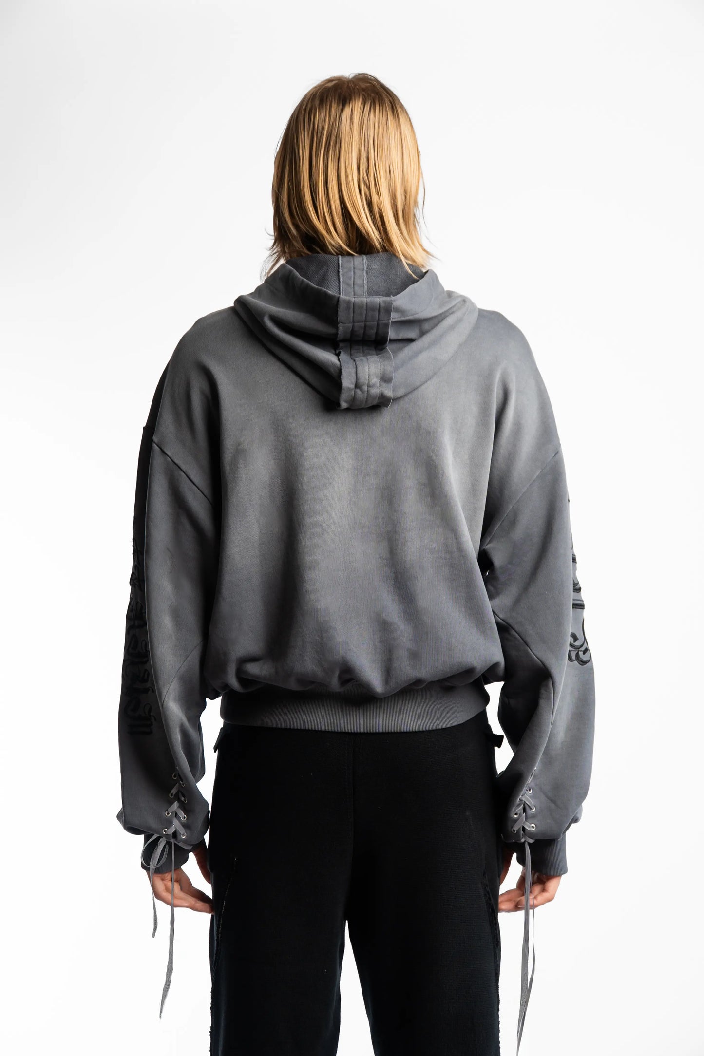 Washed Chaos Hoodie - Grey