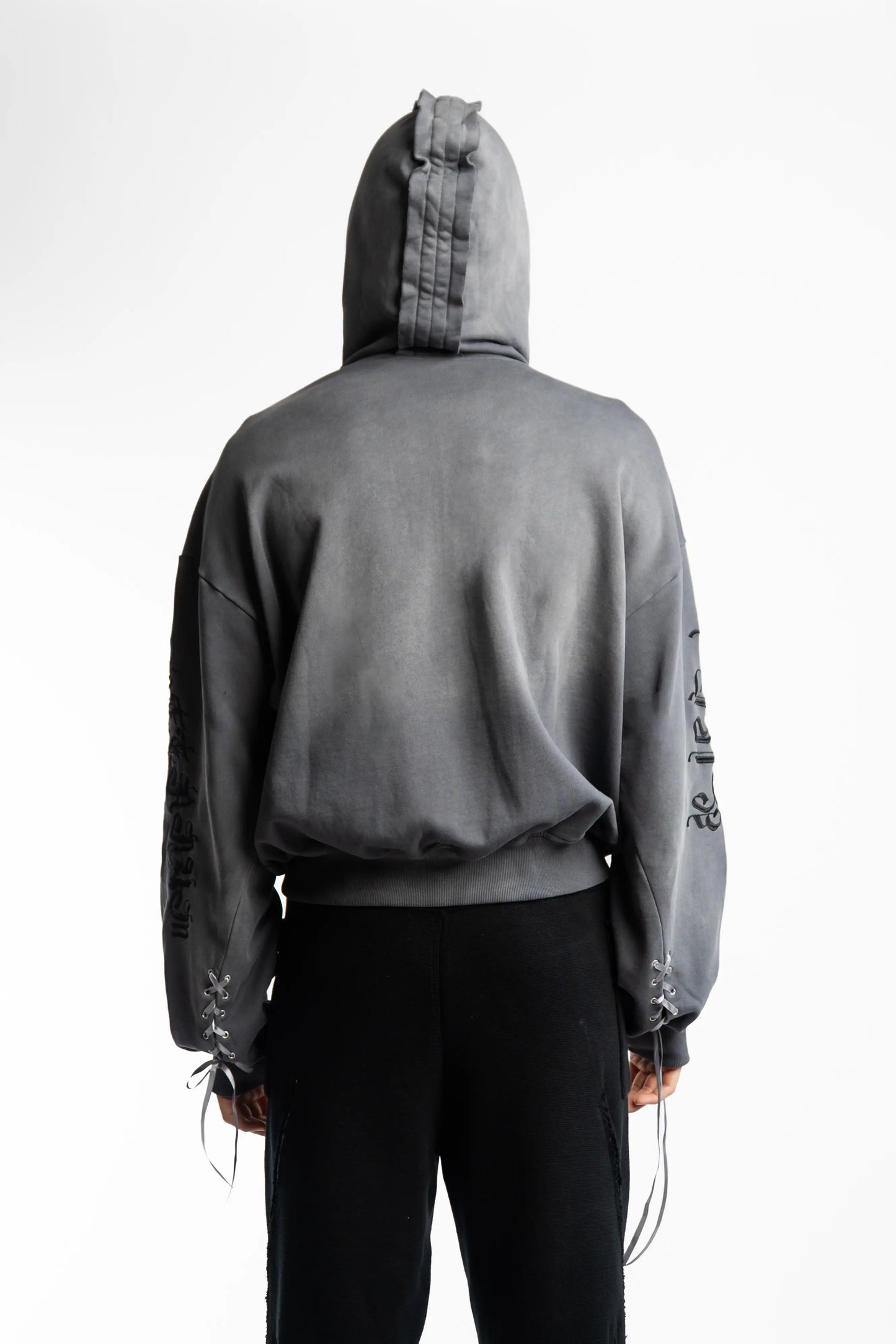 Washed Chaos Hoodie - Grey
