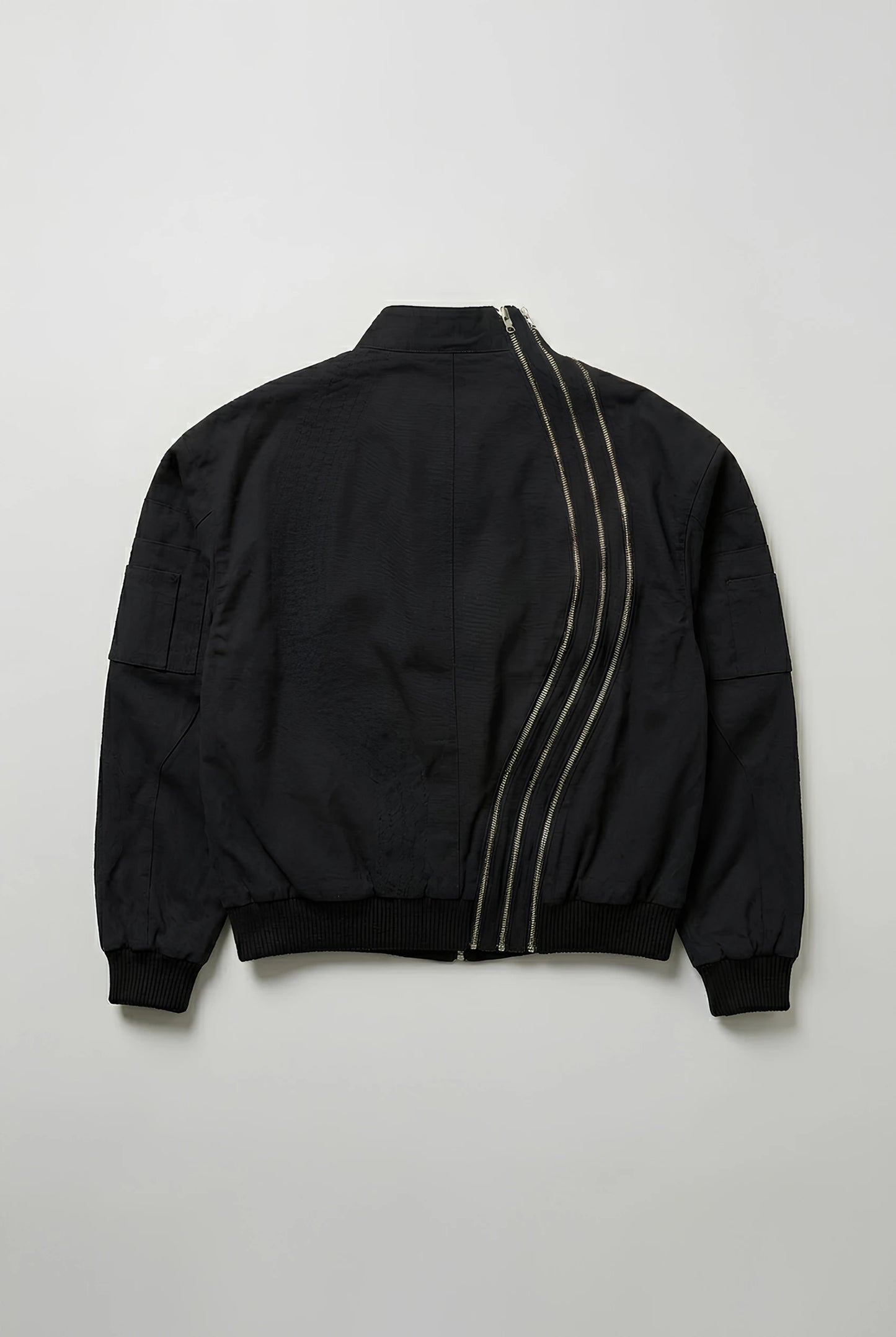 Curved Zipper jacket