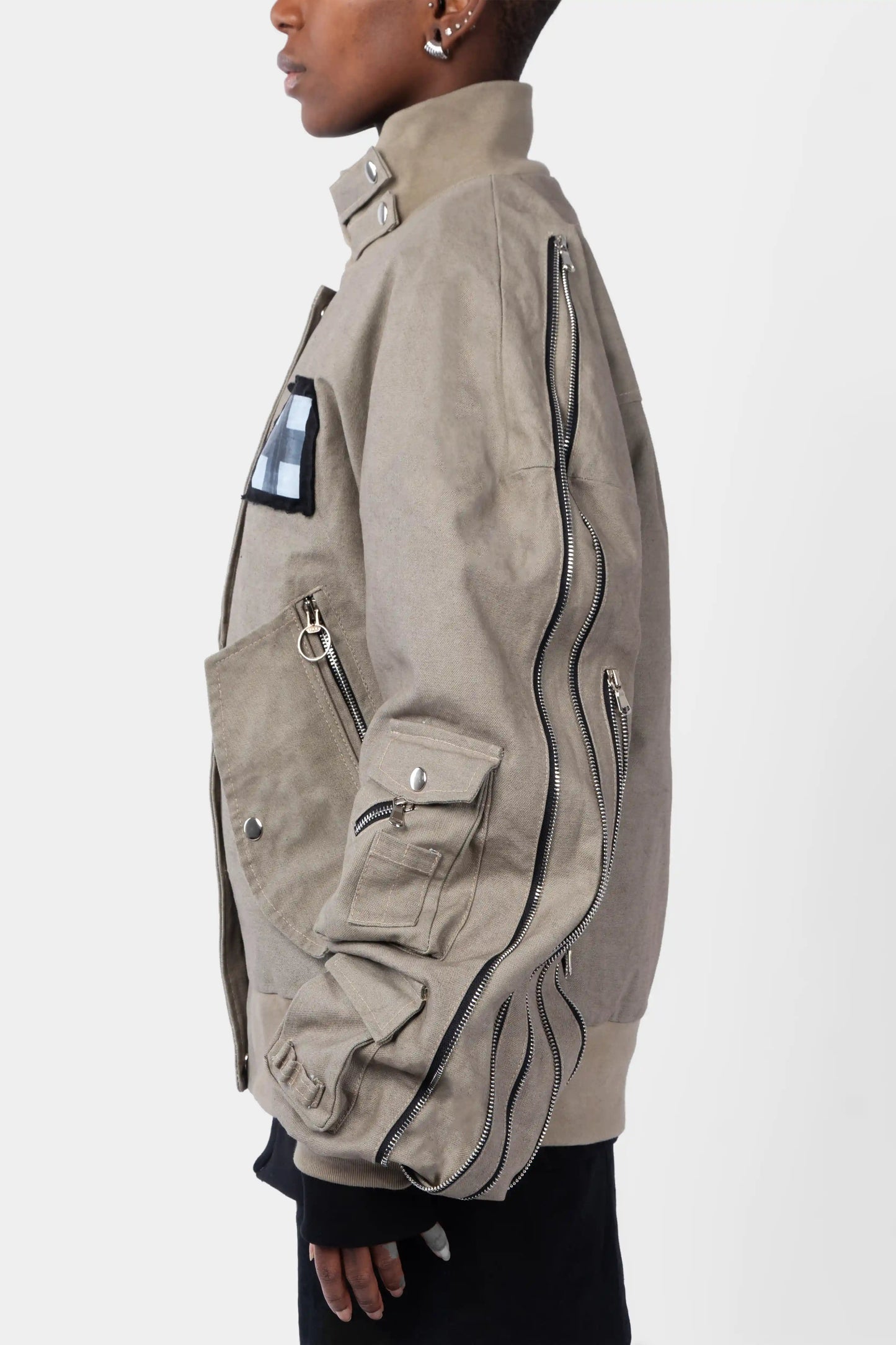 Canvas Zipper Dream Bomber