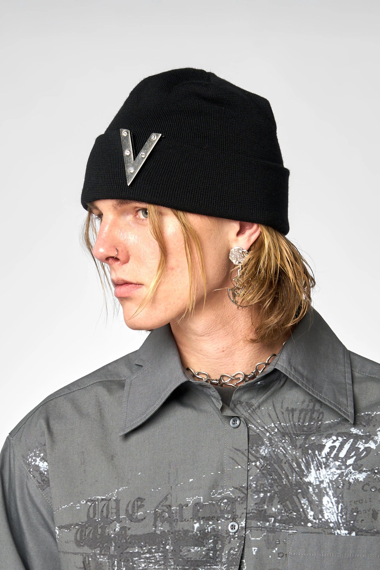 Metal Cut Beanie