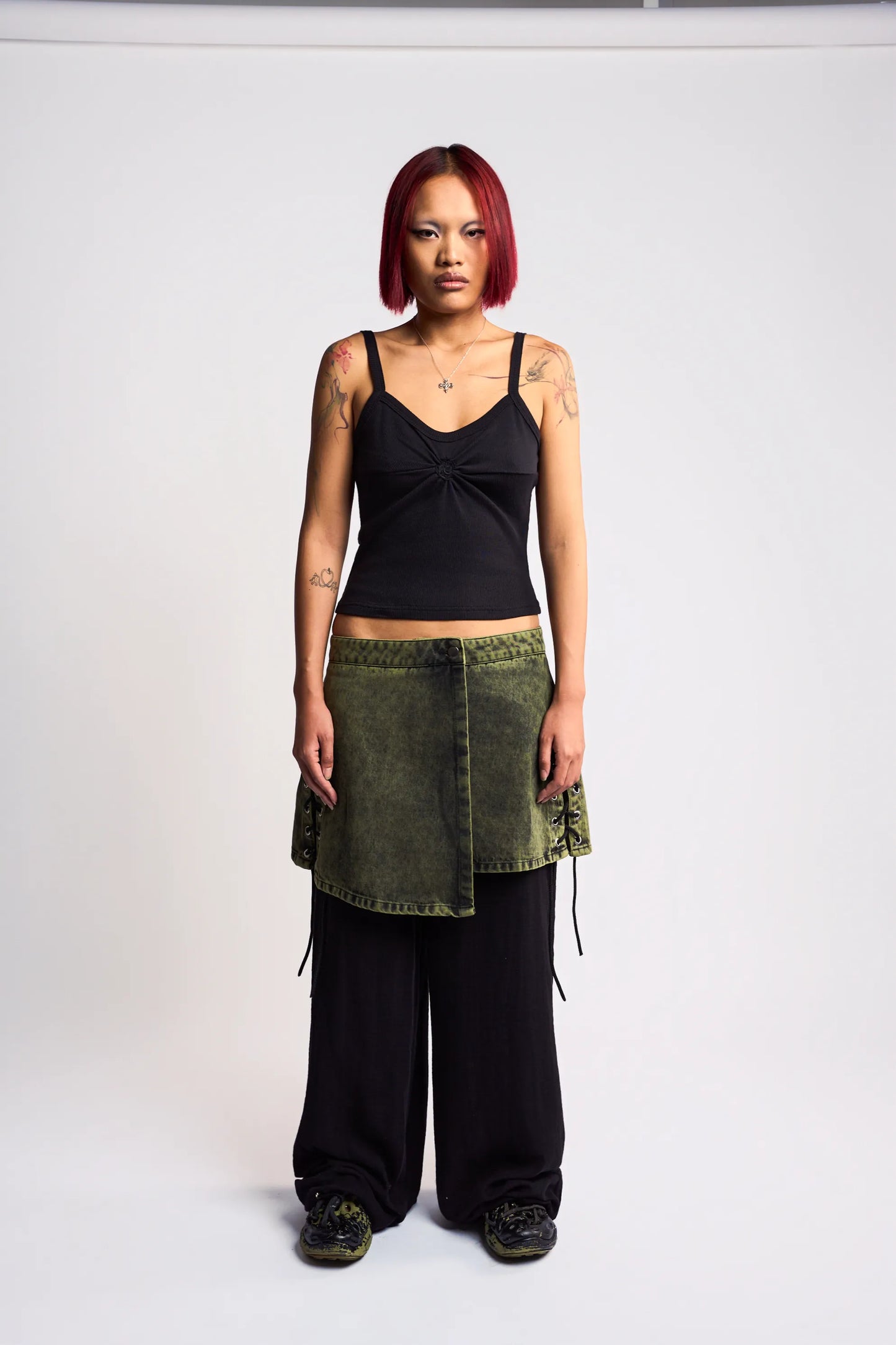 Dome Rib Black Tanktop