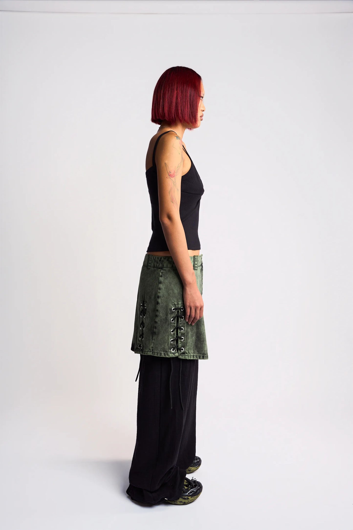 Dome Rib Black Tanktop