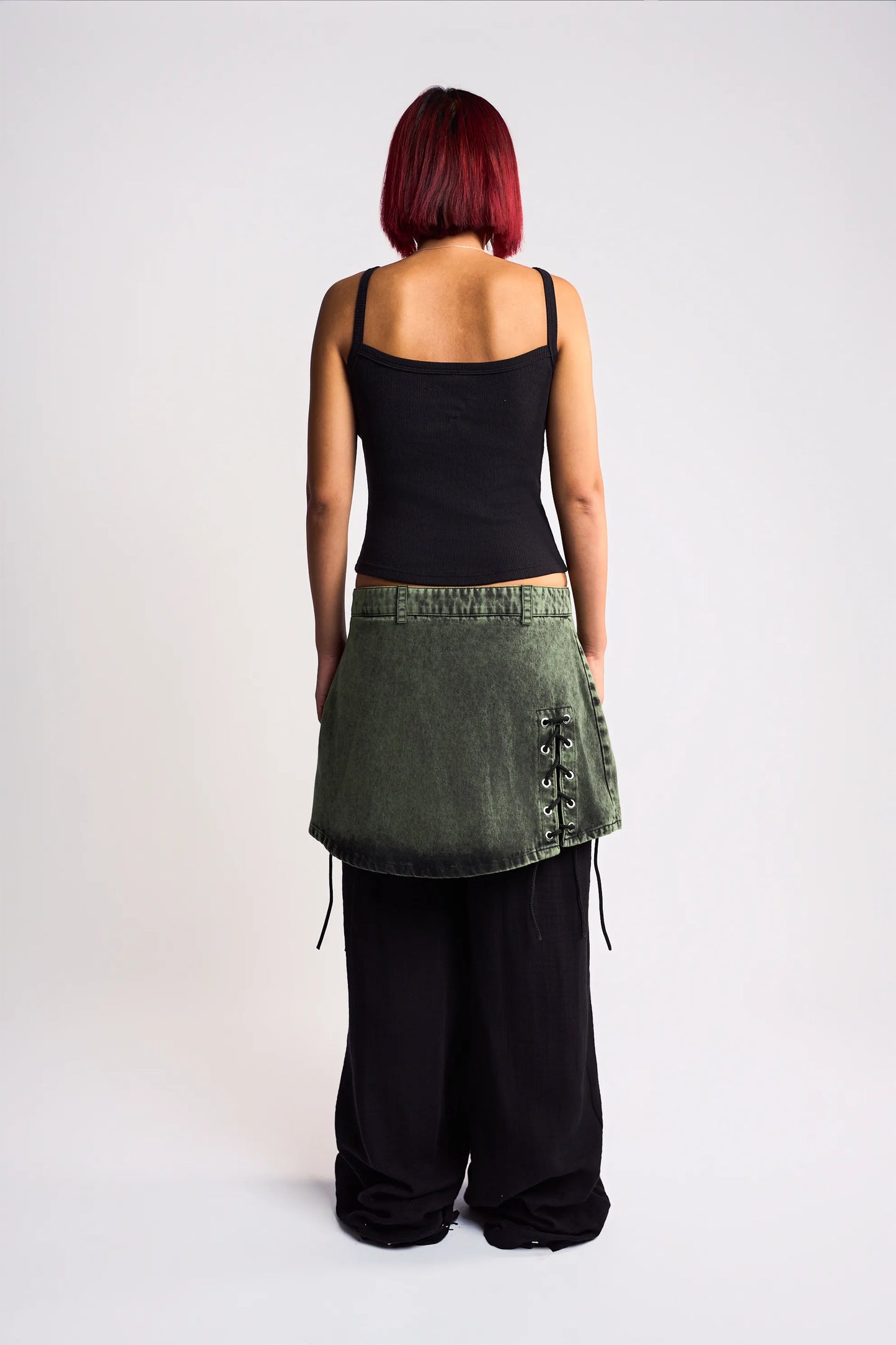 Dome Rib Black Tanktop