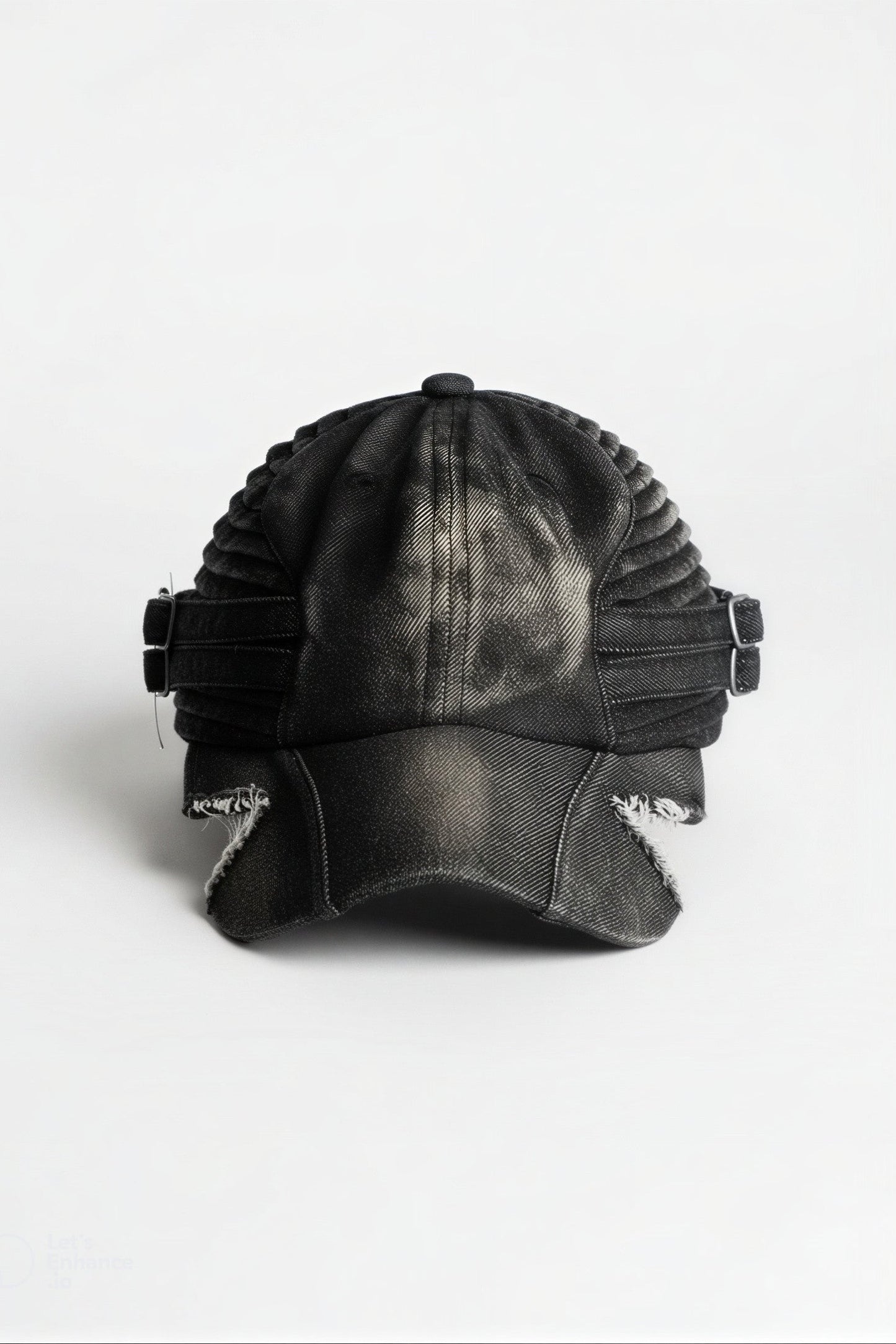Quilted Denim Cut Cap