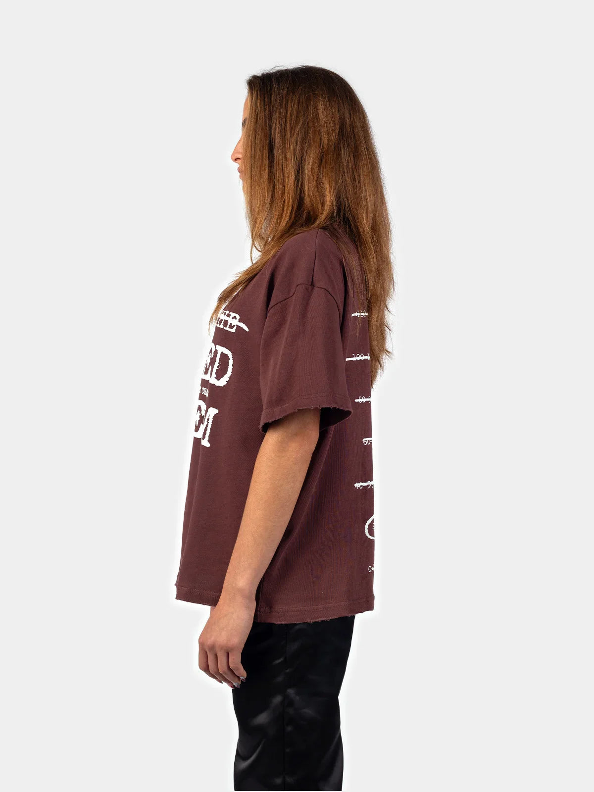 Faded Brown Flawed System T-Shirt