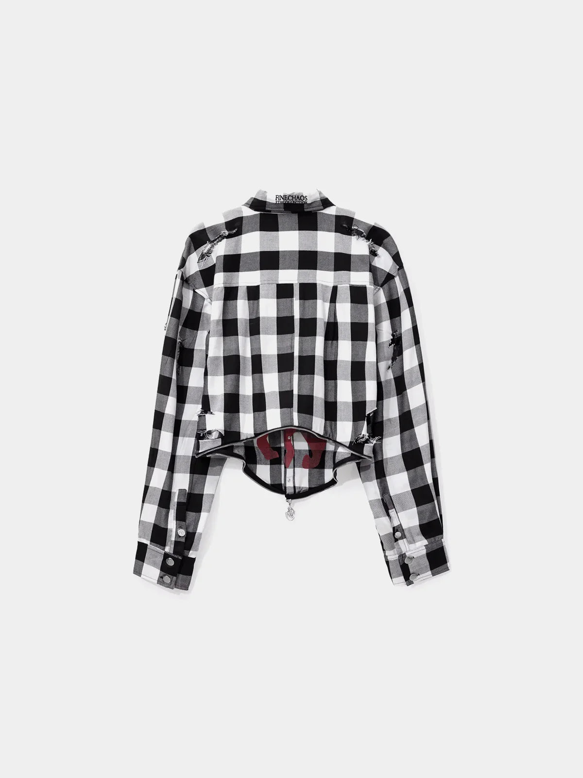 Reversible Destroyed Flannel Shirt