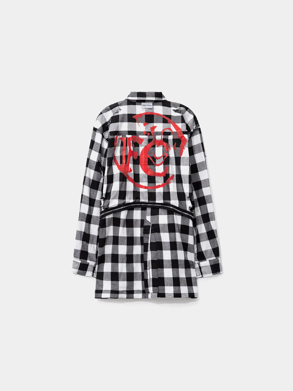 Reversible Destroyed Flannel Shirt