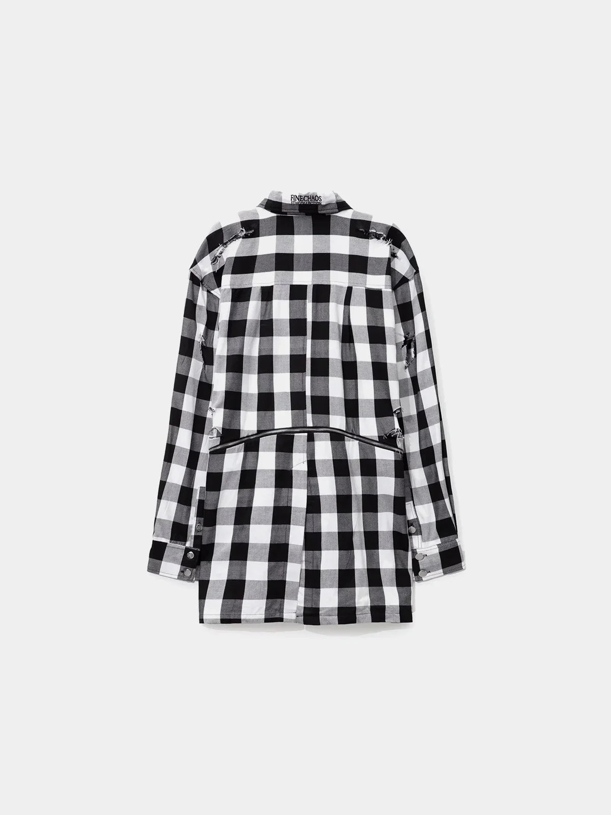 Reversible Destroyed Flannel Shirt