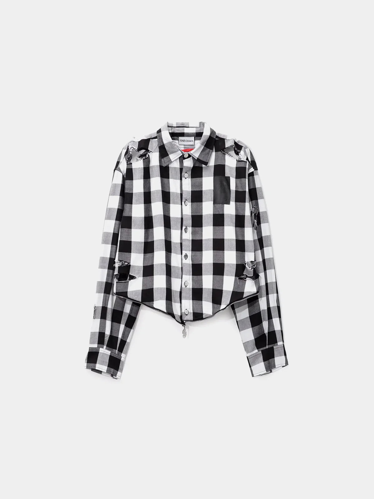 Reversible Destroyed Flannel Shirt