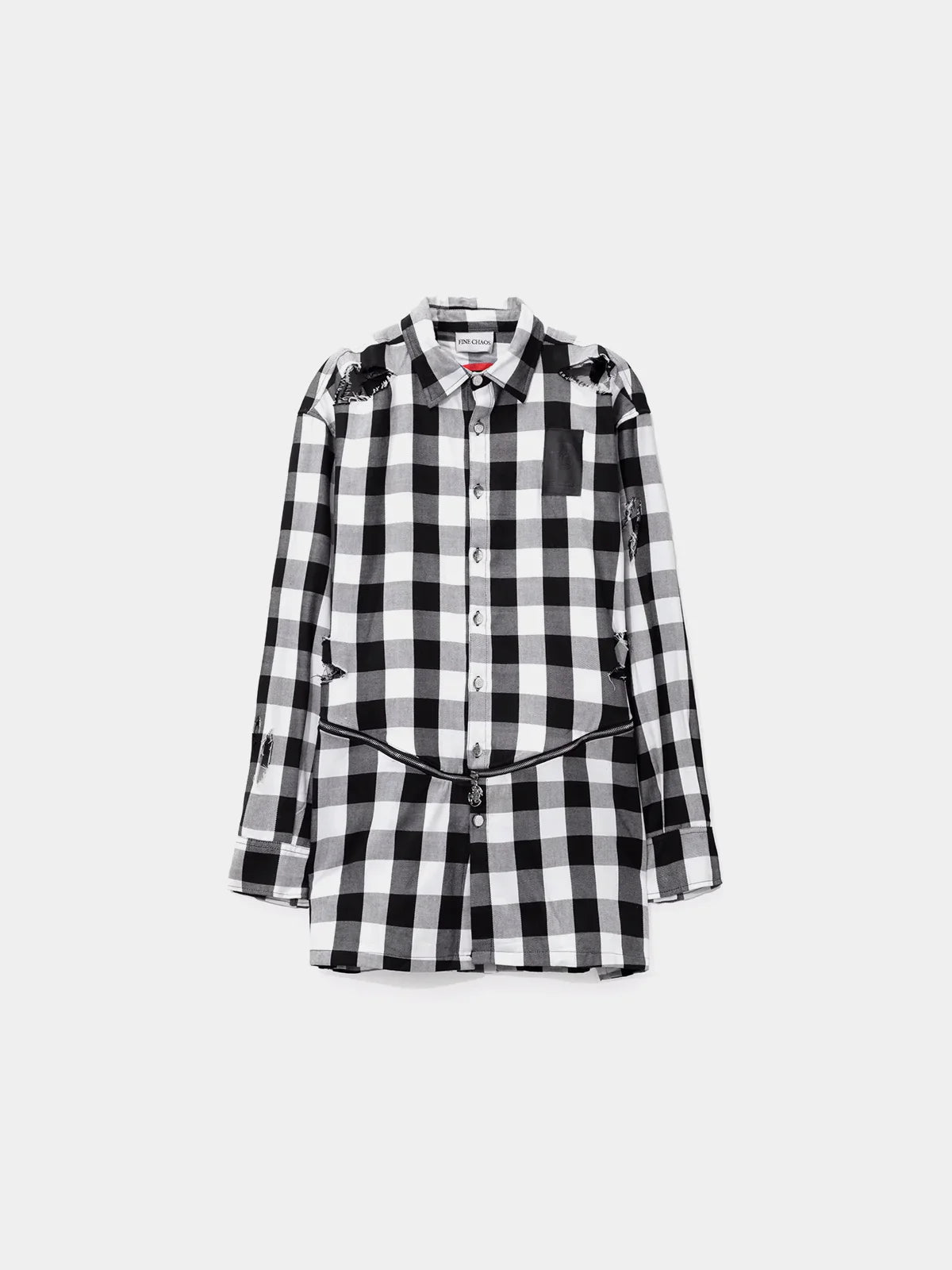 Reversible Destroyed Flannel Shirt