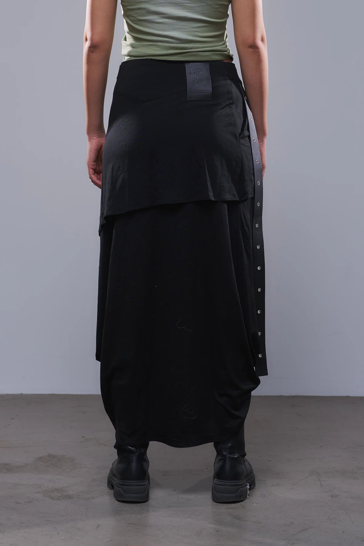 Heavy Jersey skirt Black