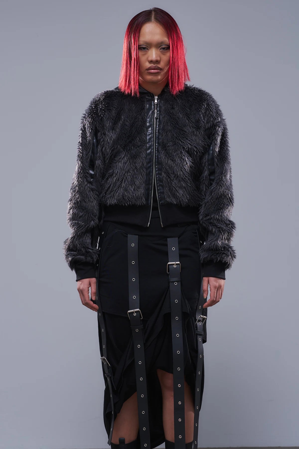 Heavy Jersey skirt Black