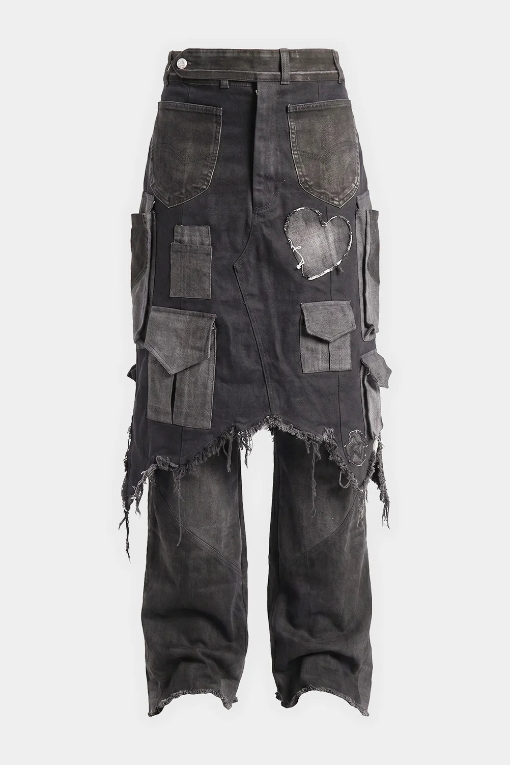 Denim Skirt Trousers