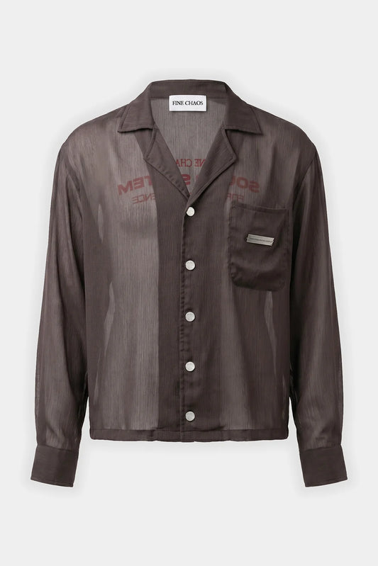 Sound System Chiffon Shirt