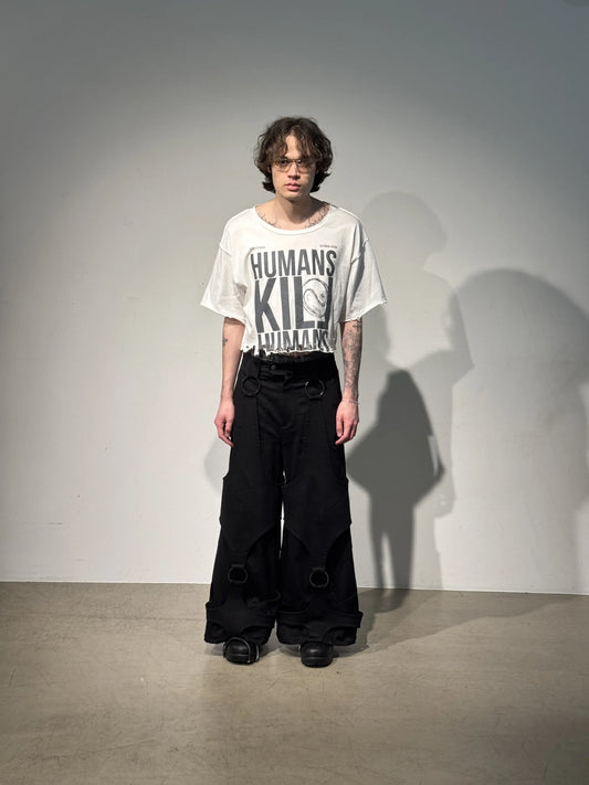 Wide Starcrossed Denim Trousers