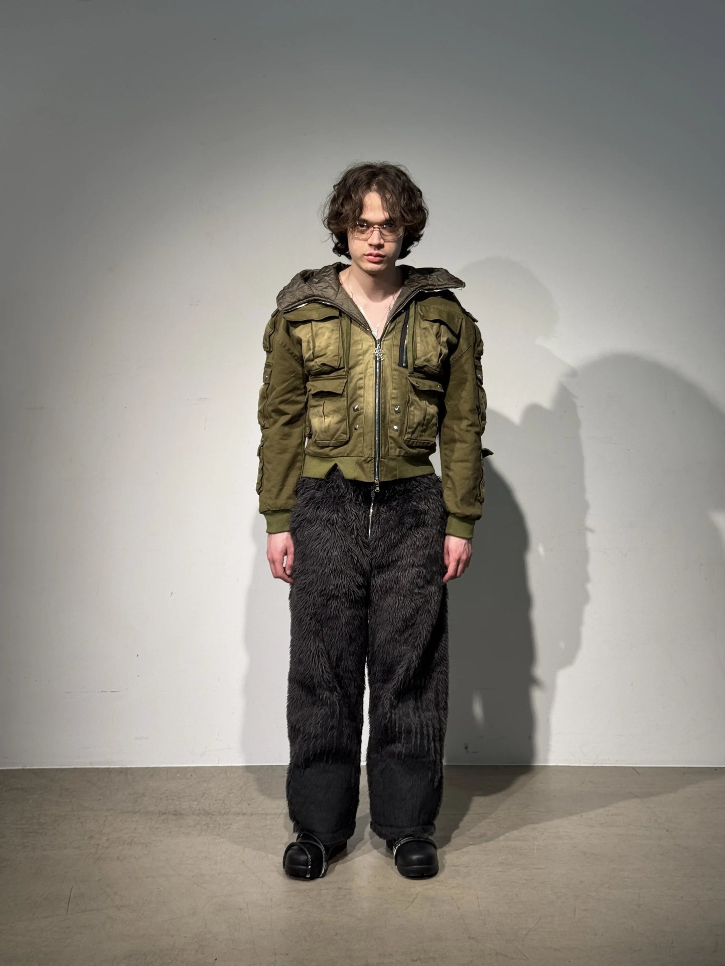 Ara Solis' Faux Fur Pants