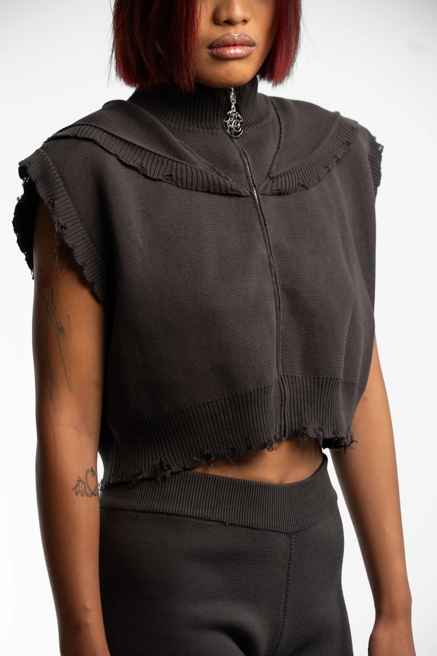 Knitted 'Gate' Vest