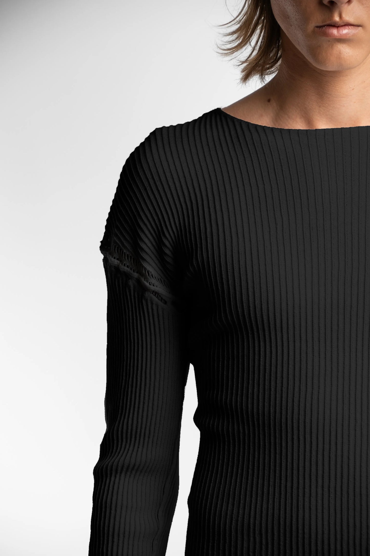 Lamb's Knitted Longsleeve - Black