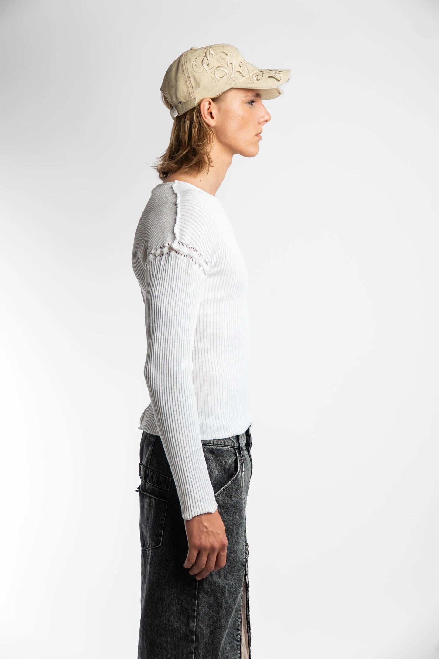 Lamb's Knitted Longsleeve - White