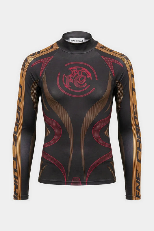 The Dreamers Club Top - Black/Red