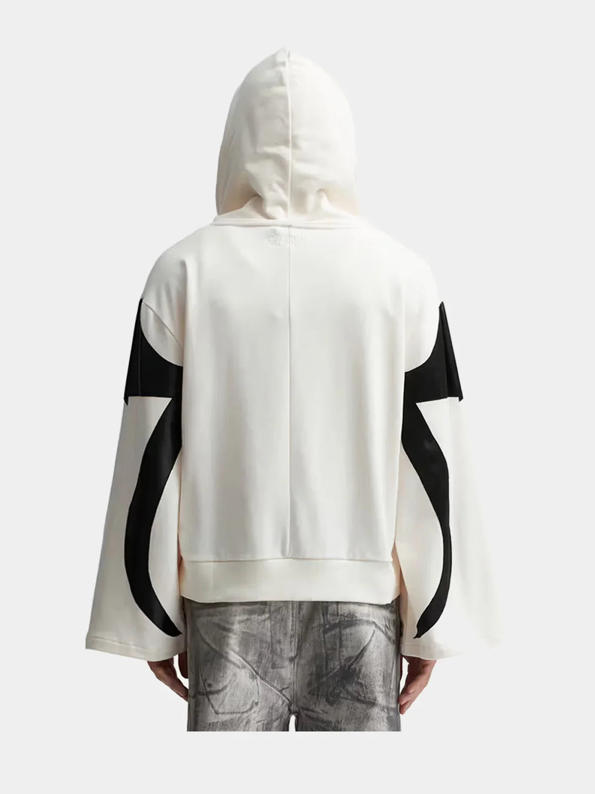 Off-White Satin Tribal Hoodie