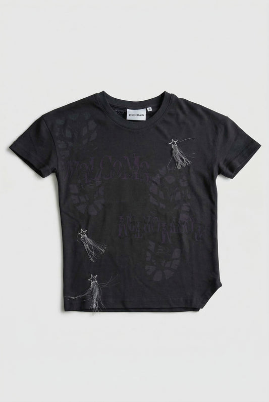 'Welcome Post Mortem' T-Shirt - Black