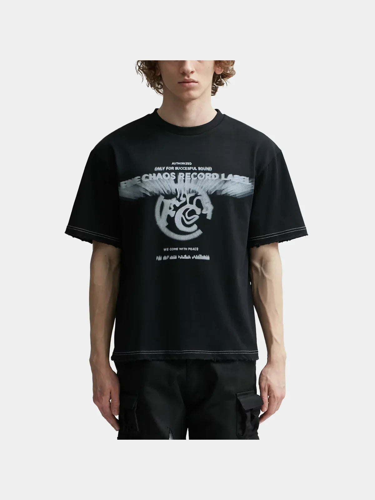 Record Label T-Shirt - Black