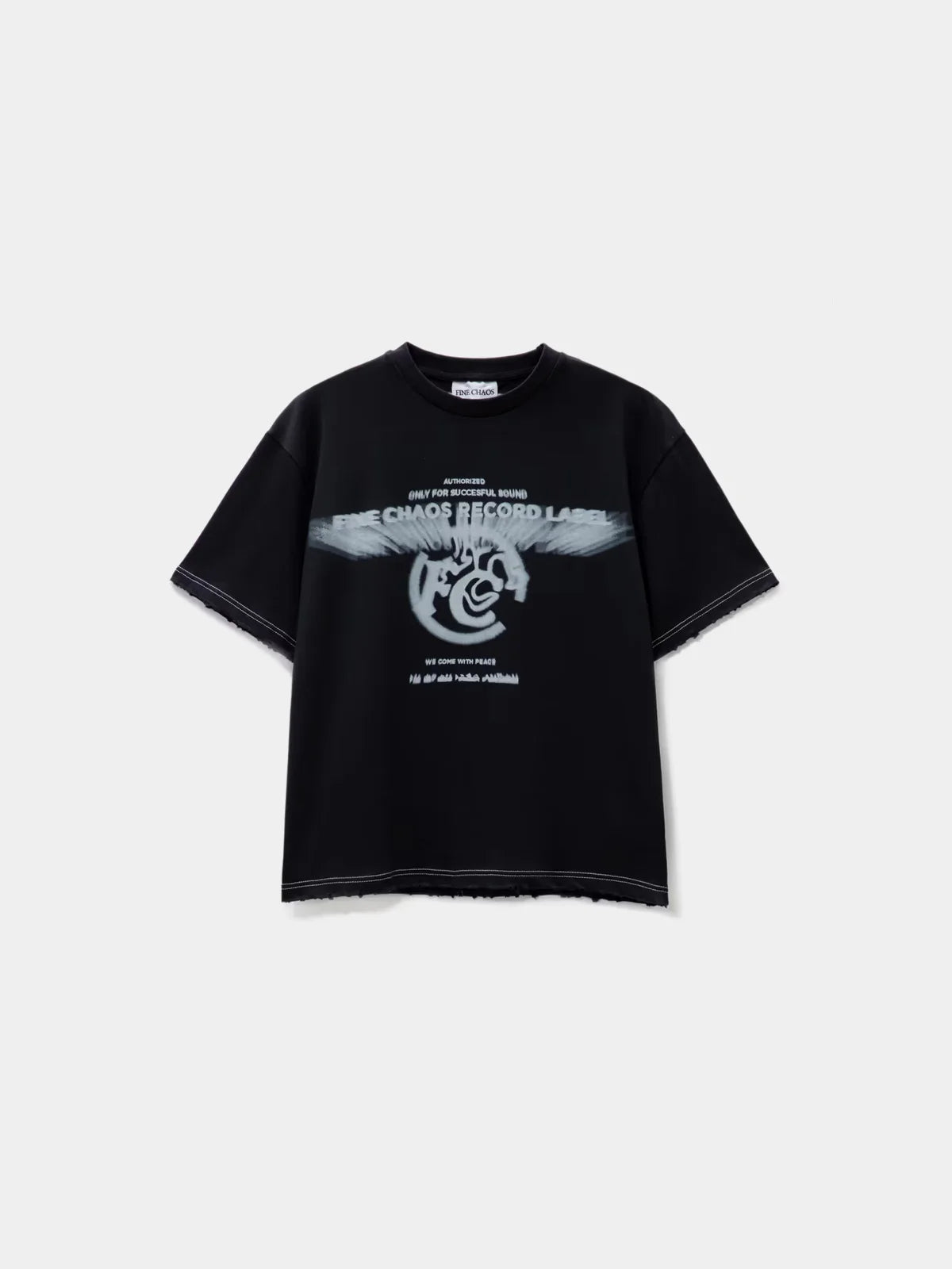 Record Label T-Shirt - Black