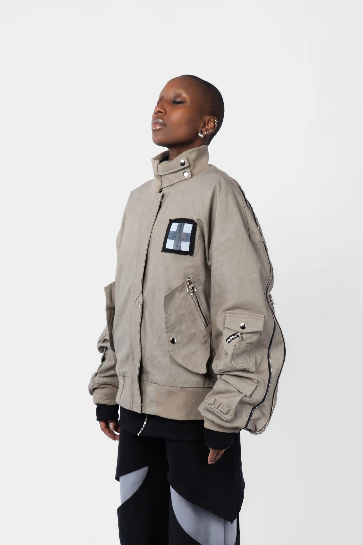 Canvas Zipper Dream Bomber