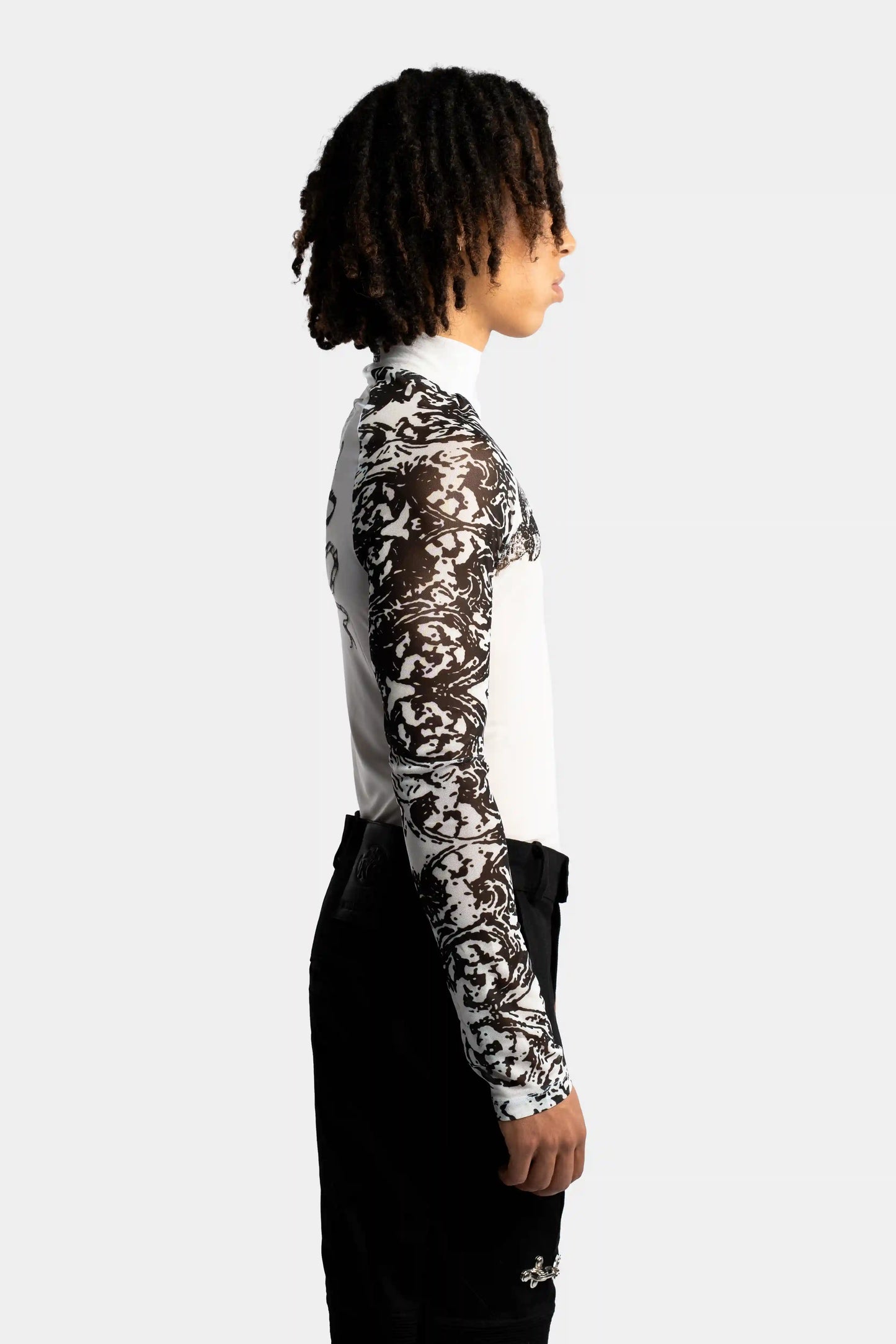 Sword Art Mesh Top White